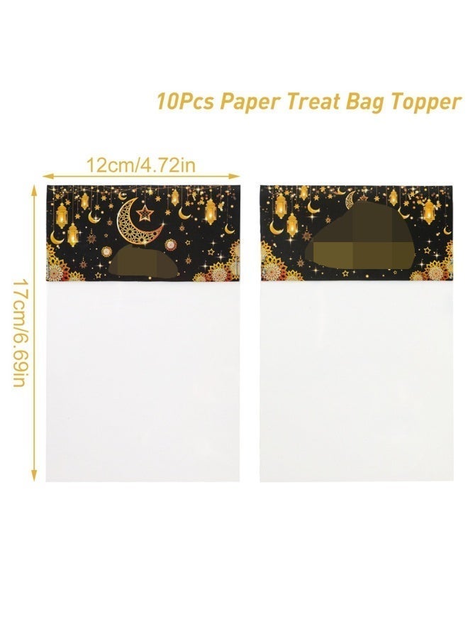 Opp Packaging Bags Holiday Flat-Top Food Bags Moon Lantern Diy Self-Sealing Bags - 10Pcs - Image 3